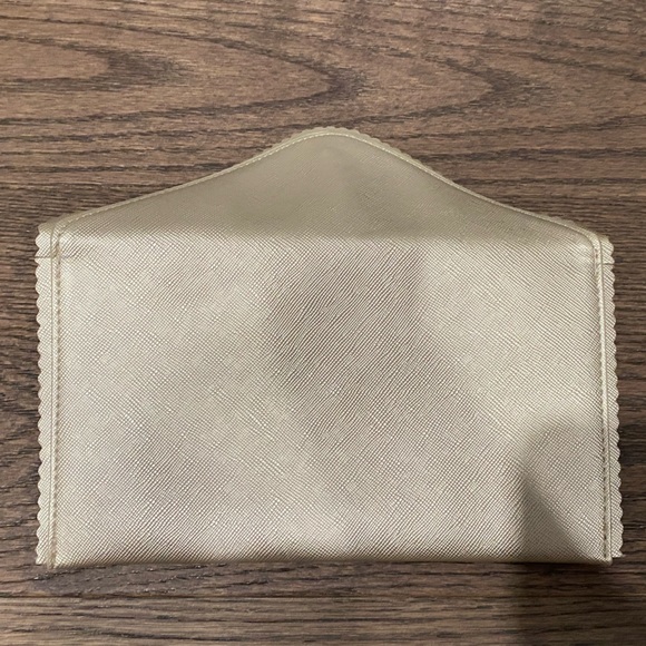 Indigo Scalloped Edge Envelope Clutch - Picture 3 of 3